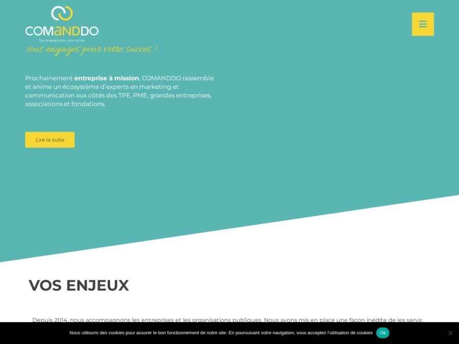 Réalisation Com & Do - Wordpress