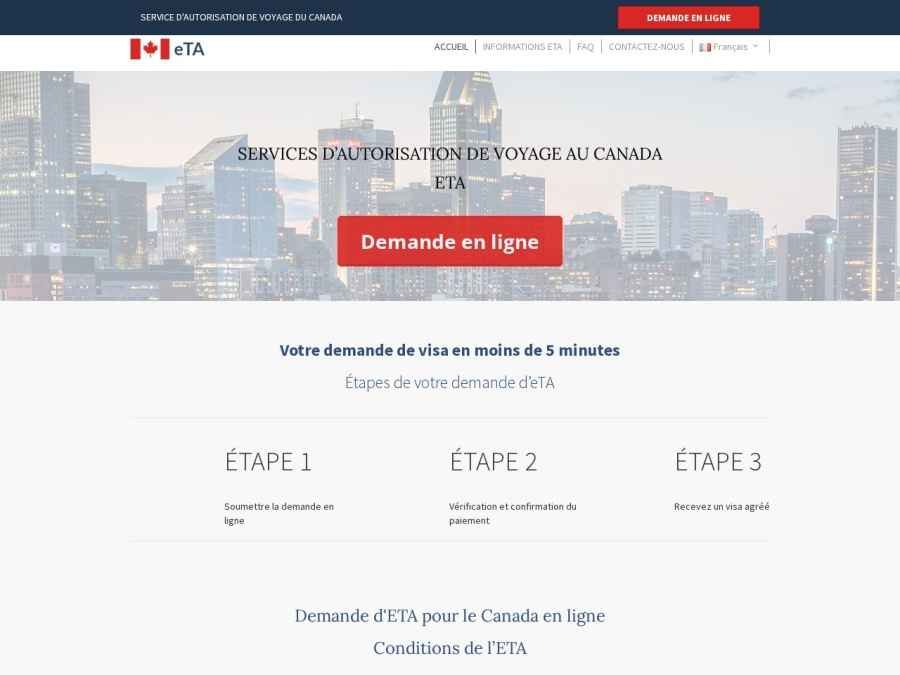 Réalisation ETA Online Gov - Wordpress